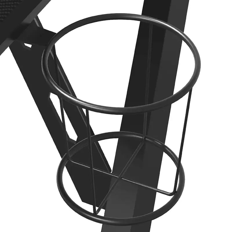 Ergonomisch Gamingbureau voor comfortabele en geconcentreerde speeltijd - Zwart / 110 x 60 x 75 cm - Bureaus