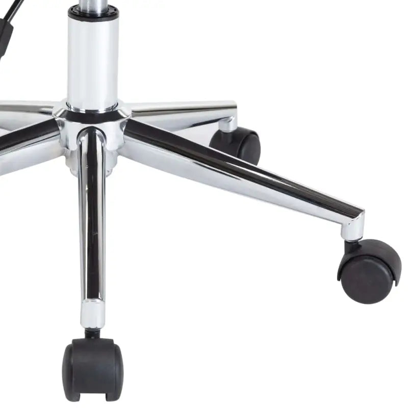 Ergonomische bureaustoel met kunstleer en kunststof wieltjes - Bureaustoelen