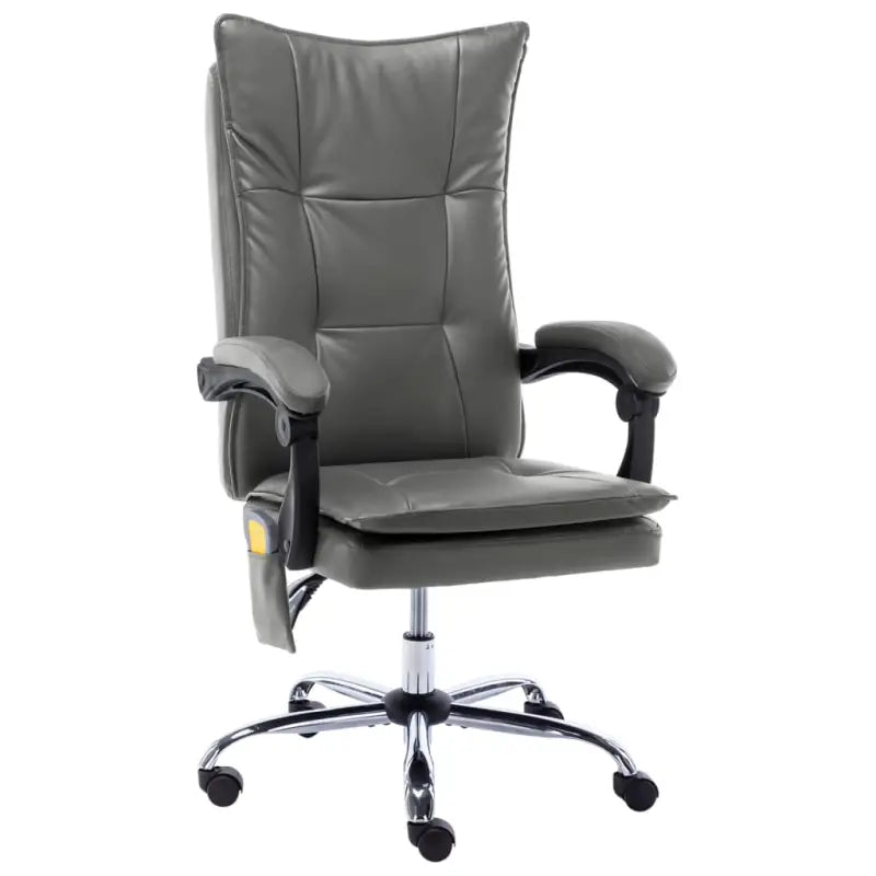 Ergonomische kantoorstoel met massage- en ligfunctie - Antraciet / 1 / Zonder voetensteun - Bureaustoelen