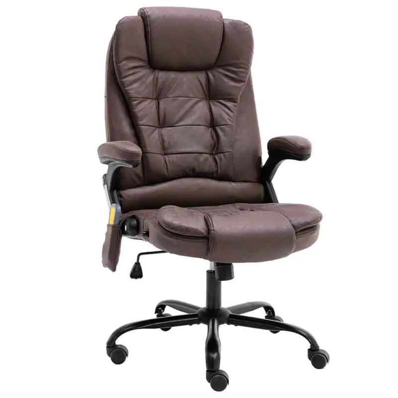 Ergonomische kantoorstoel met massage- en ligfunctie - Donkerbruin / 1 / met massagefunctie - Bureaustoelen