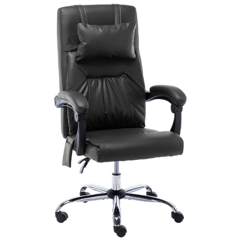 Ergonomische kantoorstoel met massage- en ligfunctie - Zwart / 1 / Zonder voetensteun - Bureaustoelen
