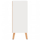 Ervaar elegantie met een dressoir van hoogglans wit en bewerkt hout - Dressoirs & buffetkasten