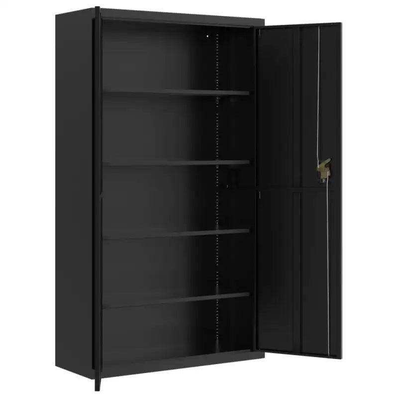 Extra brede archiefkast met verstelbare schappen in gepoedercoat staal - Archiefkasten