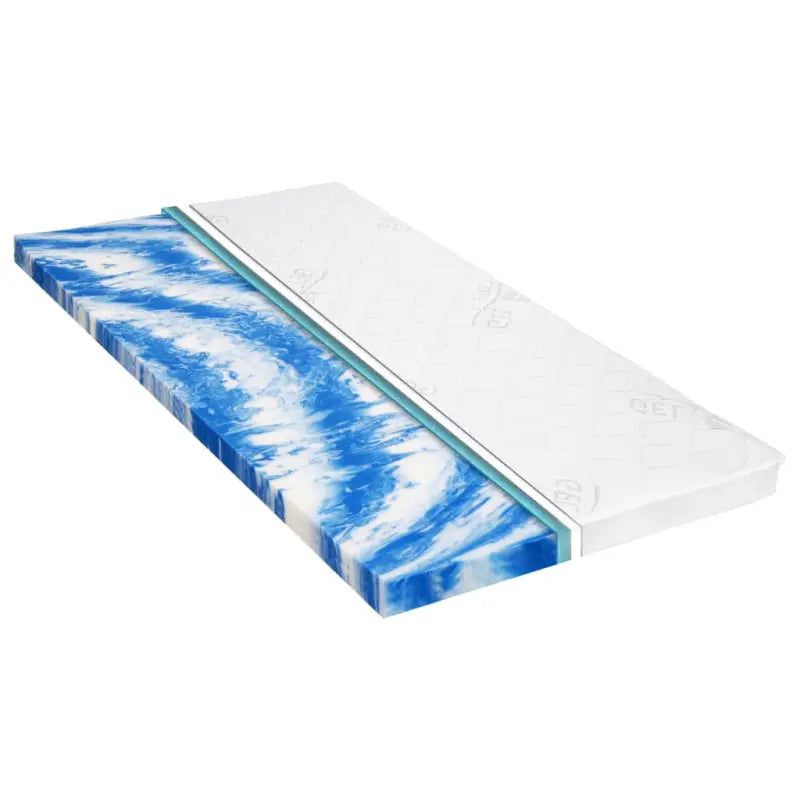 Extra zacht dekmatras met laag schuim en wasbare hoes voor comfort - 180 x 200 cm - Dekmatrassen