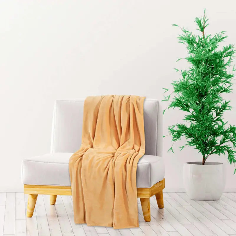 Extra zachte deken voor comfort en stijl in huis - Bruin / 200 x 240 cm / 1 - Dekens
