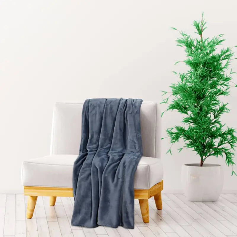 Extra zachte deken voor comfort en stijl in huis - Grijs / 130 x 170 cm / 1 - Dekens