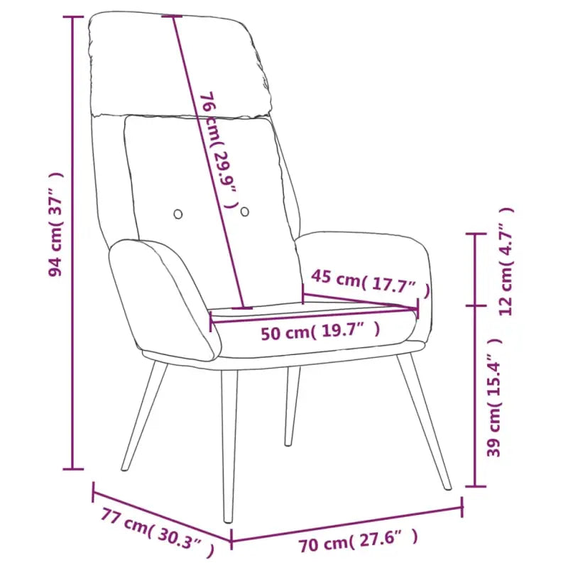 Fauteuil met optimaal zitcomfort en stabiel metalen frame - Fauteuils & Relaxfauteuils