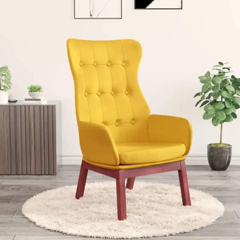 Fauteuil voor optimaal zitcomfort en stevigheid in elke ruimte - Geel / 1 / Zonder voetensteun - Fauteuils &