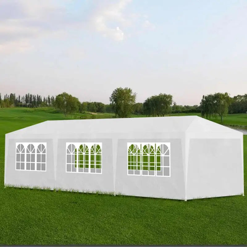 Feesttent en tuinpaviljoen voor buitenfeestjes - Wit / 3 x 9 m / 1 - Partytenten & prieëlen