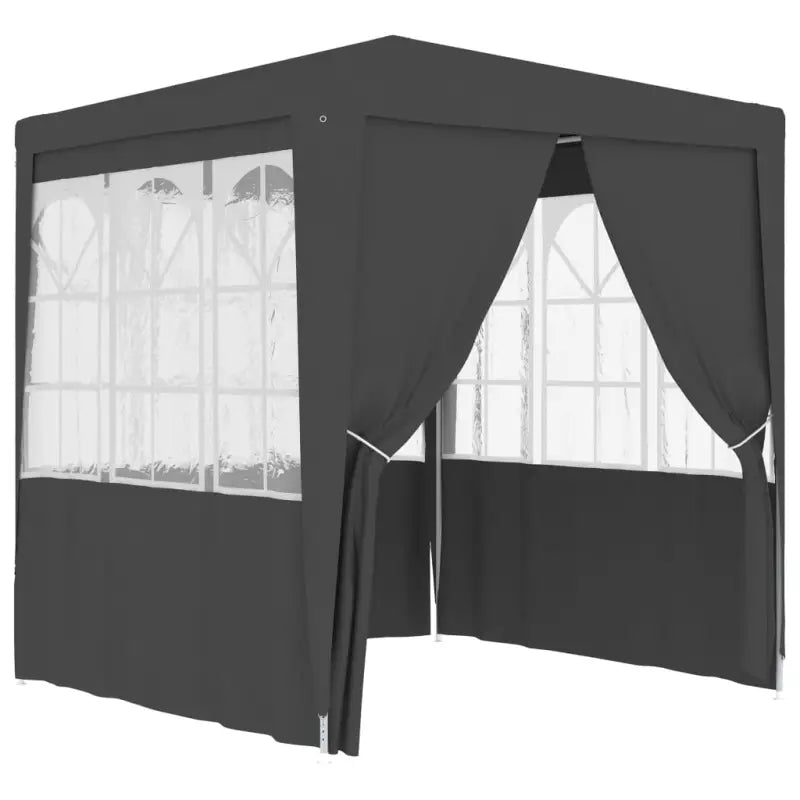 Feesttent voor tuinfeesten en buitengebruik - Antraciet / 2.5 x 2.5 m / 1 - Partytenten & prieëlen