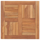 Fijn geschuurd massief teakhouten tafelblad voor huis en horeca - 60 x 60 cm / 1 / Vierkant - Tafelbladen