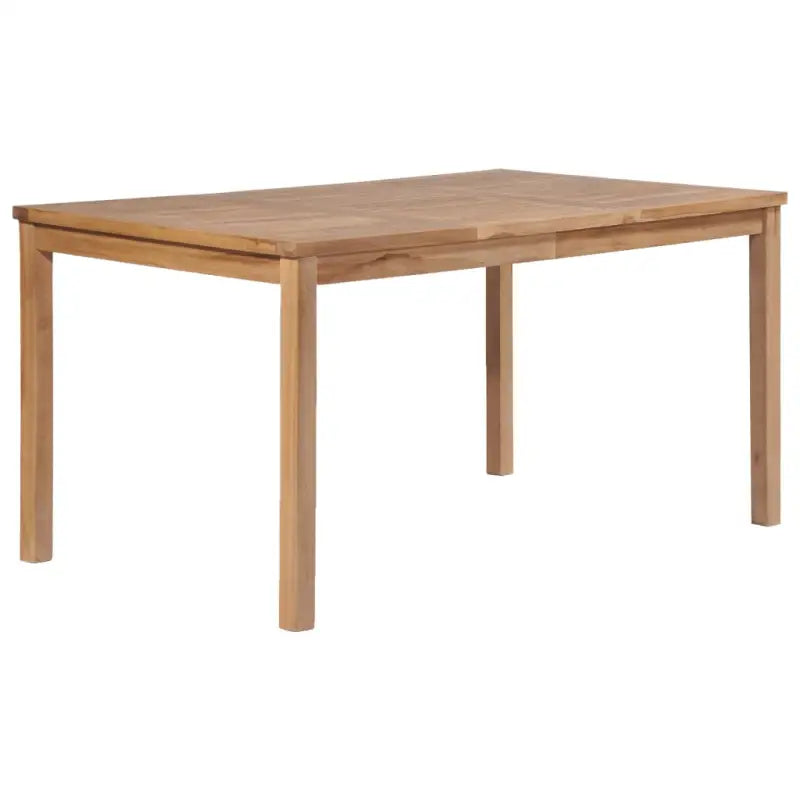Fijn geschuurd teakhouten tuintafel voor een natuurlijke look - 150 x 90 x 77 cm / 1 - Tuintafels