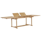 Fijn geschuurd verlengbare houten tuintafel voor buitengebruik - 280 x 100 x 75 cm / 1 / Rechthoekig - Tuintafels
