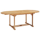 Fijn geschuurd verlengbare houten tuintafel voor buitengebruik - Tuintafels