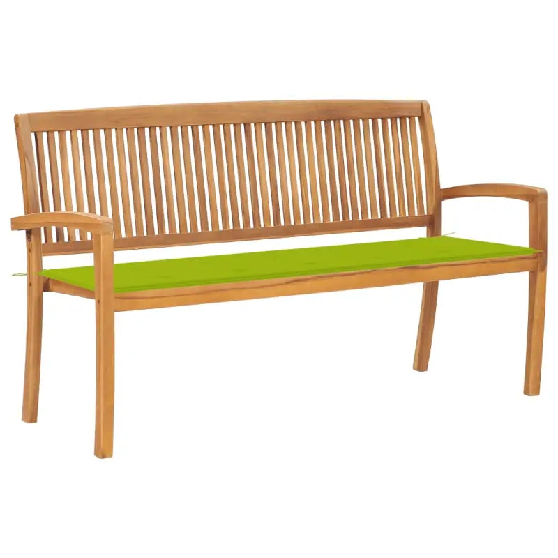 Fijn geschuurde houten tuinbank voor buitengebruik - Heldergroen / 150 cm / 1 - Tuinbanken