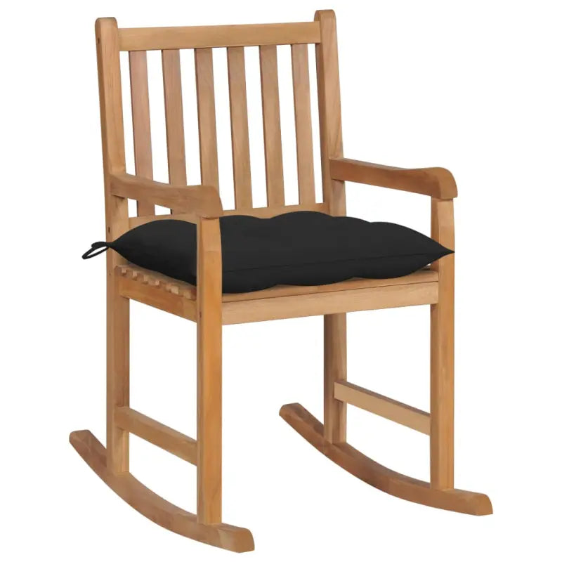 Fijn geschuurde houten tuinstoel voor binnen en buiten - Zwart / 1 - Tuinstoelen
