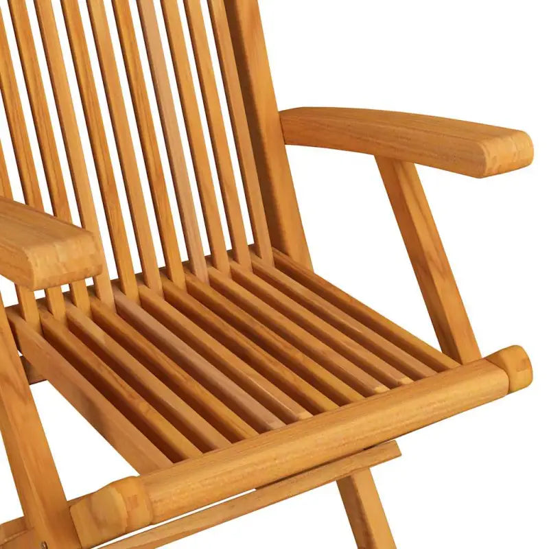 Fijn geschuurde houten tuinstoelen set voor tuin en terras - Tuinstoelen