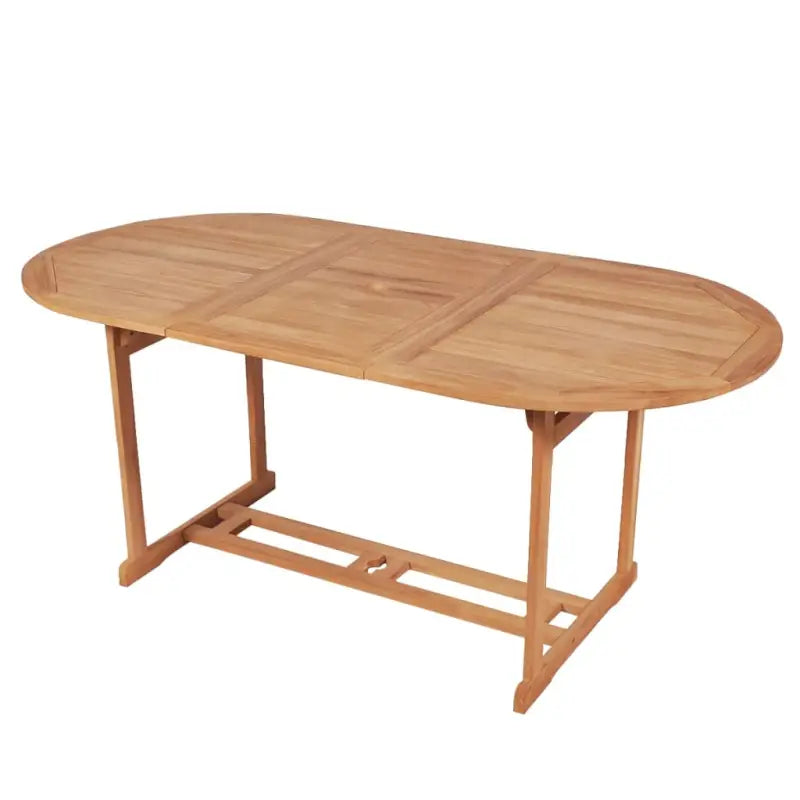 Fijn geschuurde houten tuintafel voor buiten met klassiek ontwerp - Tuintafels