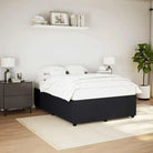 Fluweel bedframe voor een comfortabele en warme slaapkamer sfeer - Zwart / 140 x 190 cm - Bedden & bedframes