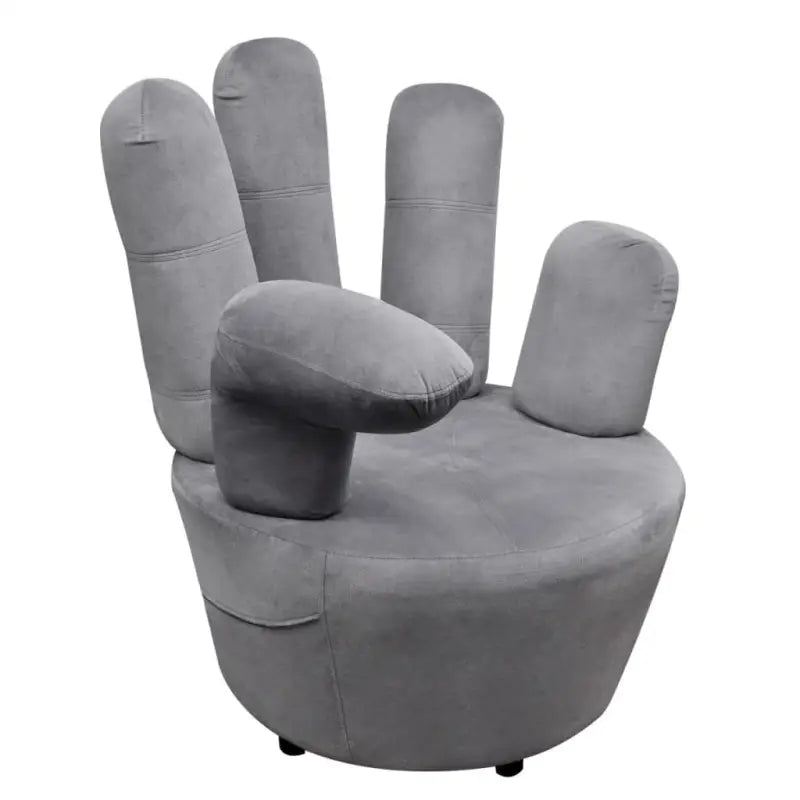 Fluwelen fauteuil in handvorm voor stijl en comfort - Fauteuils & Relaxfauteuils