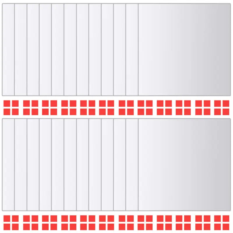 Frameloze spiegels voor een ruimtelijk effect levering bevat - Spiegels