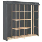 Functionele Kledingkast met Warm en Decoratief Ontwerp - Grijs / 1 - Kledingkasten