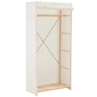 Functionele Kledingkast met Warm en Decoratief Ontwerp - Wit / 1 - Kledingkasten