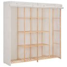 Functionele Kledingkast met Warm en Decoratief Ontwerp - Wit / 1 - Kledingkasten