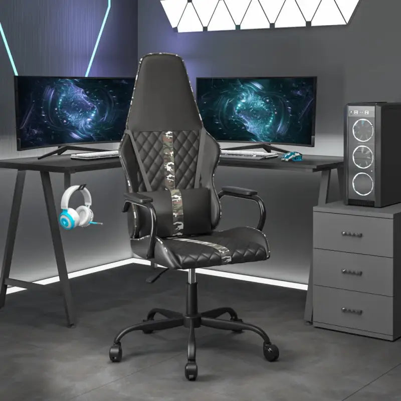 Gamingstoel met duurzaam kunstleer voor extra comfort - Gamingstoelen