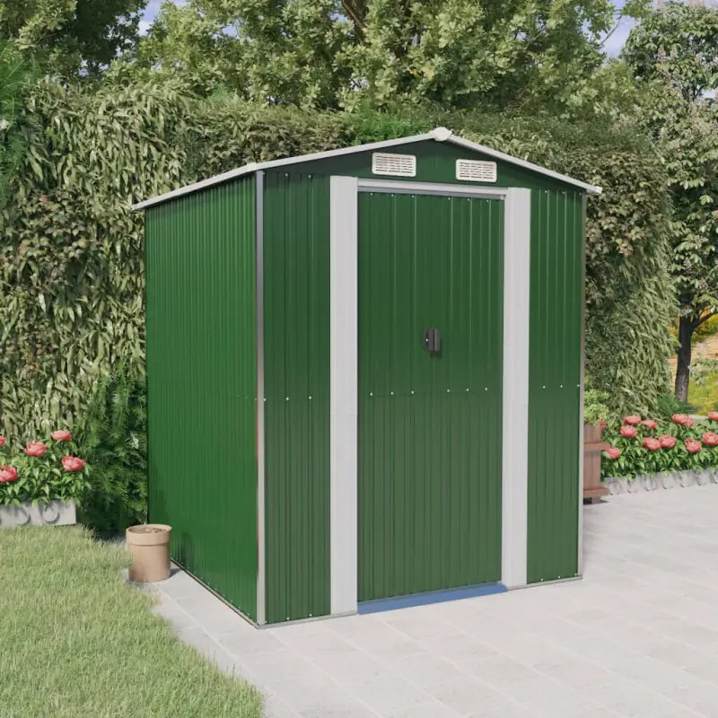 Gegalvaniseerd Staal Tuinopslag Schuur voor Buitenmateriaal - 192 x 191 x 223 cm / 1 - Tuinhuizen