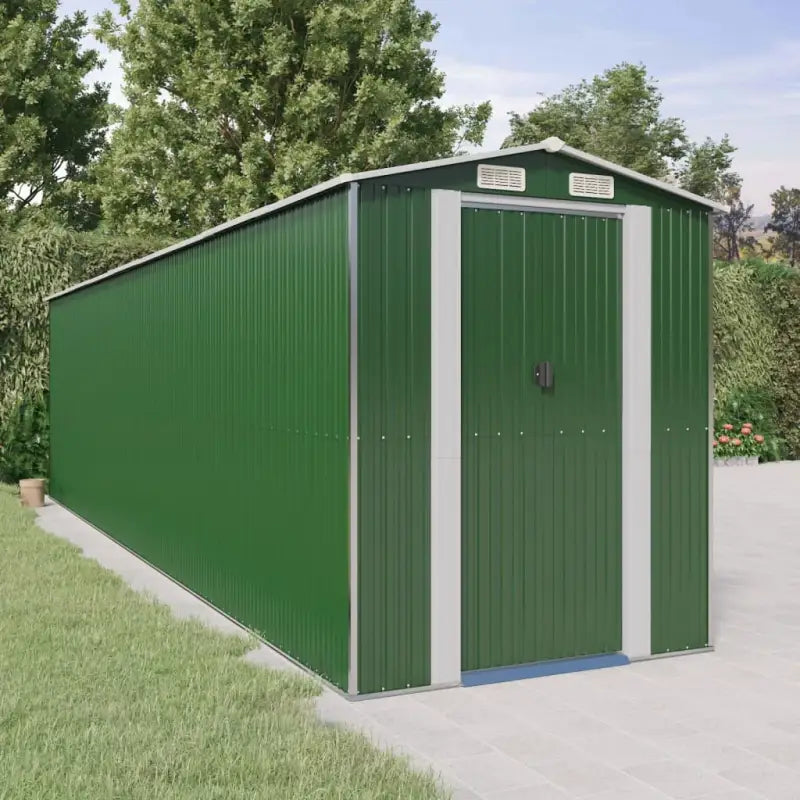 Gegalvaniseerd Staal Tuinopslag Schuur voor Buitenmateriaal - 192 x 772 x 223 cm / 1 - Tuinhuizen