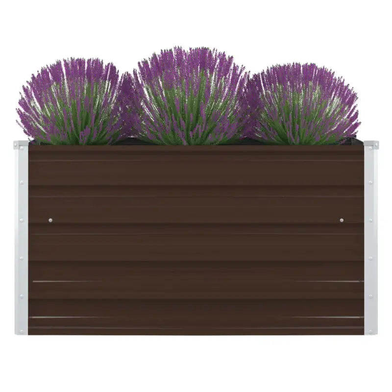 Gegalvaniseerd Staal Verhoogd Tuinbed voor Planten en Groenten - Bloempotten & plantenbakken