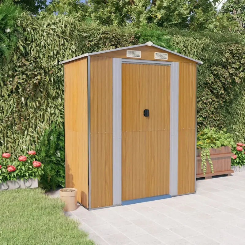 Gegalvaniseerd stalen tuinhuizen met praktische ventilatieopening - Tuinhuizen