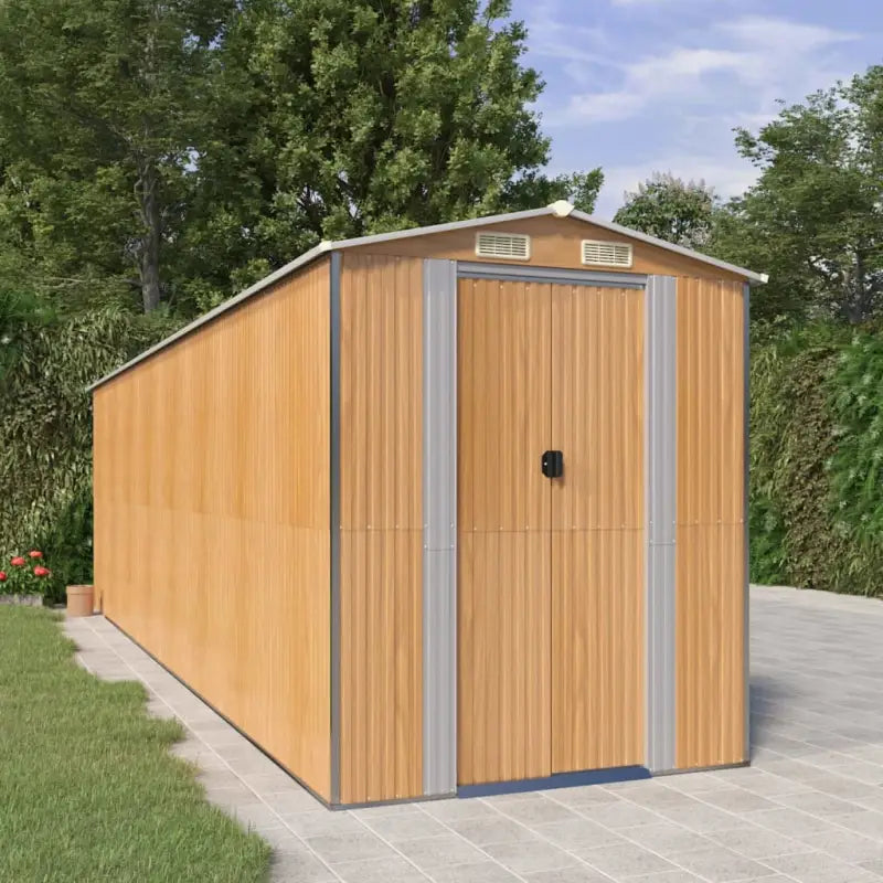 Gegalvaniseerd Stalen Tuinhuizen voor Opslag van Buitenspullen - 192 x 689 x 223 cm / 1 - Tuinhuizen
