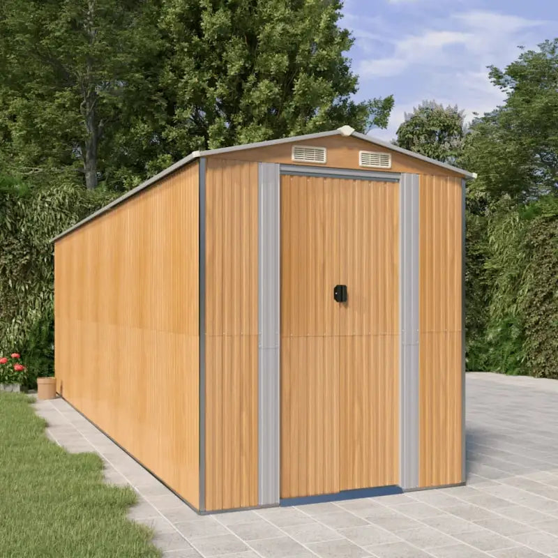 Gegalvaniseerd Stalen Tuinhuizen voor Opslag van Buitenspullen - 192 x 606 x 223 cm / 1 - Tuinhuizen