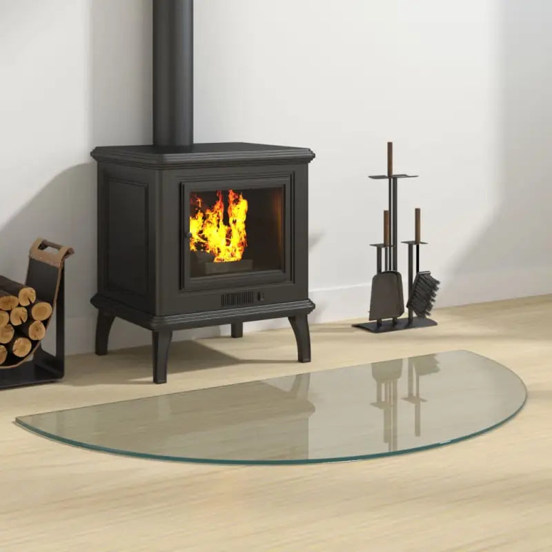 Gehard Glas voor Openhaard Beschermplaat Hoogwaardige Vloerbescherming - 1000 x 500 mm / 1 - Glas