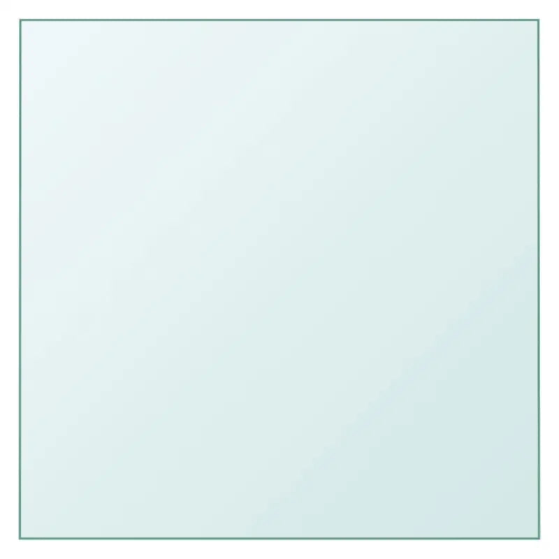 Gehard glazen tafelblad voor eettafels salontafels - Doorzichtig / 60 x 60 cm / 1 - Tafelbladen