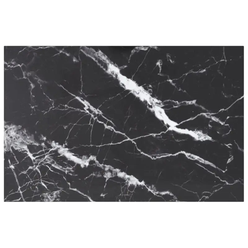 Gehard glazen tafelblad voor eettafels salontafels - Zwart en wit / 100 x 62 cm / 1 - Tafelbladen