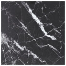 Gehard glazen tafelblad voor eettafels salontafels - Zwart en wit / 70 x 70 cm / 1 - Tafelbladen