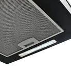 Geluidsarme hangende afzuigkap met wasbare aluminium vetfilter - Afzuigkappen