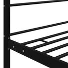 Gepoedercoat metalen bed met bovenframe voor privacy en charme - Bedden & bedframes