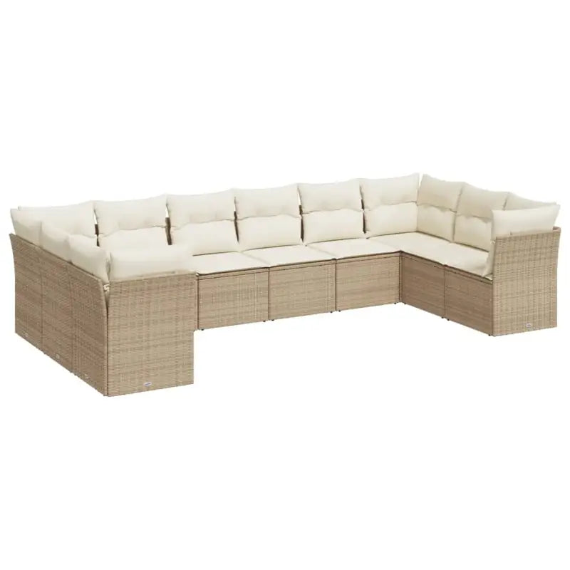 Gepoedercoat staal loungeset met poly rattan voor een comfortabele zitervaring - Tuinsets