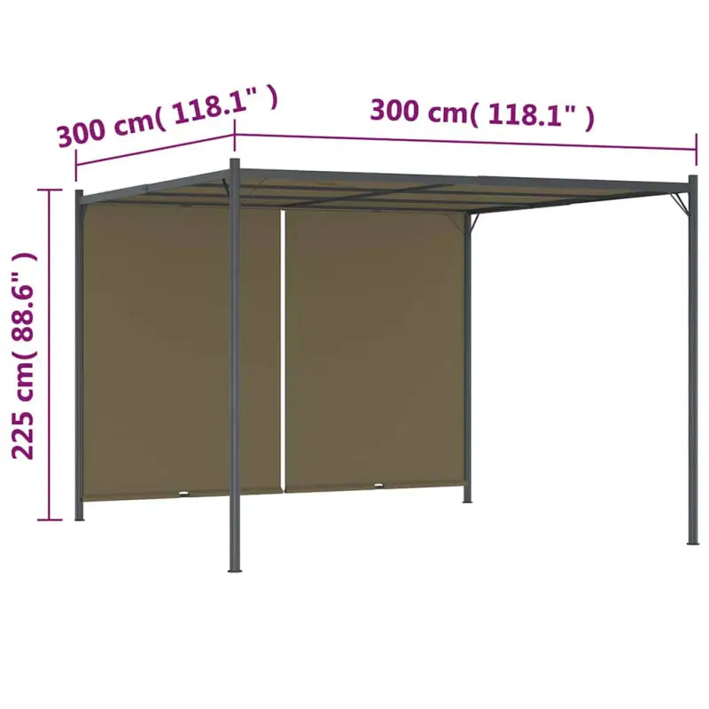 Gepoedercoat Staal Tuinbogen en Pergola voor Schaduw en Bescherming - Tuinbogen latwerk & pergola’s