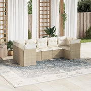 Gepoedercoat staal tuinset met poly rattan for een comfortabele zitervaring - Tuinsets