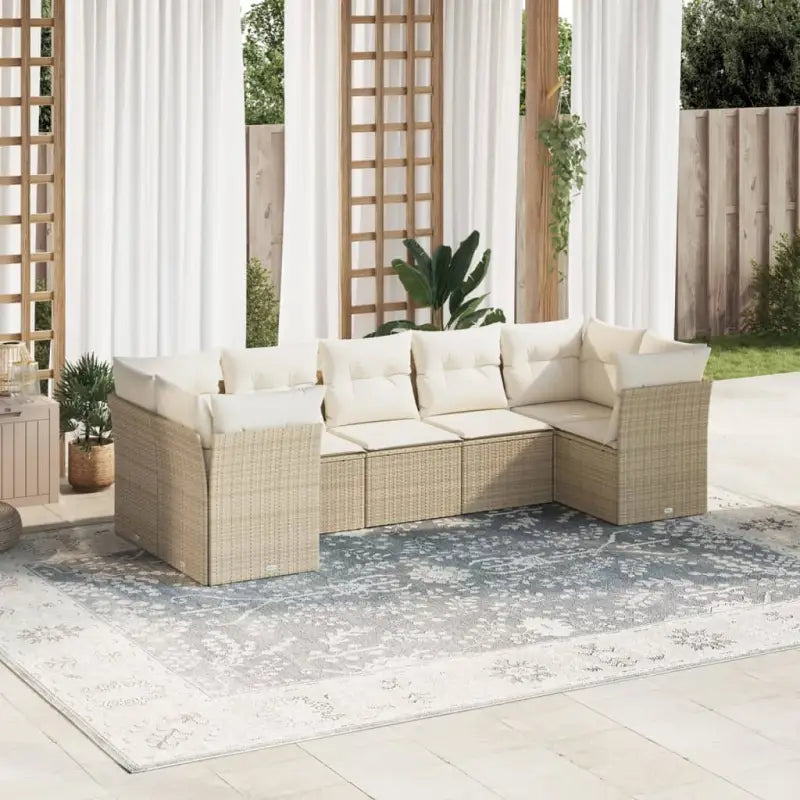 Gepoedercoat staal tuinset met poly rattan for een comfortabele zitervaring - Tuinsets