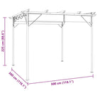 Gepoedercoat Stalen Tuinbogen met Uitschuifbare Dak voor Buitenruimte - Tuinbogen latwerk & pergola’s