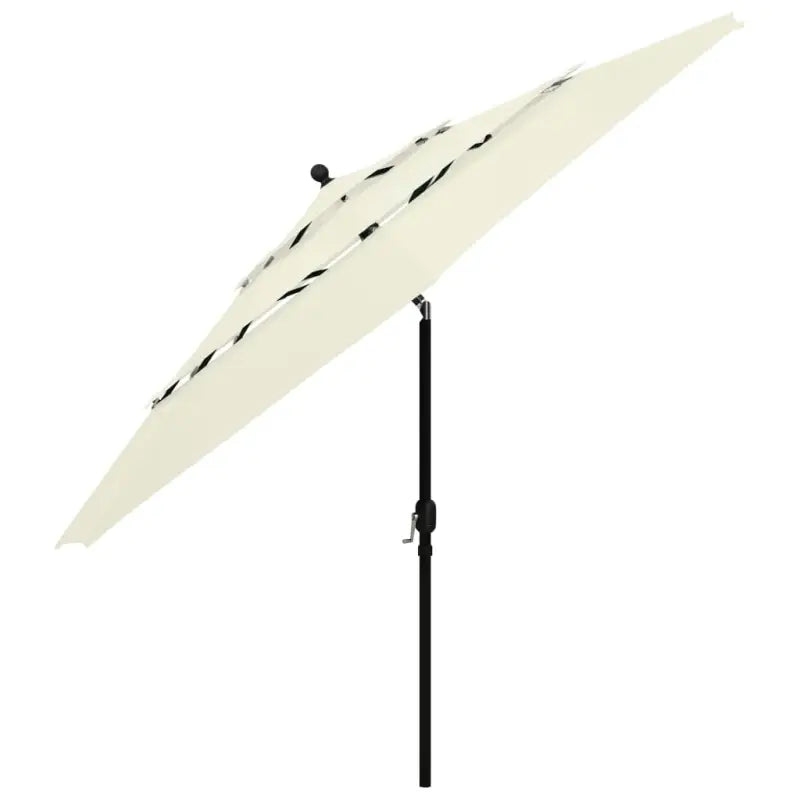 Gepoedercoate Aluminium Parasol met UV- en vochtbestendige Drie-Laags Bescherming - Parasols en zonneschermen