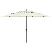 Gepoedercoate Aluminium Parasol met UV- en vochtbestendige Drie-Laags Bescherming - Parasols en zonneschermen