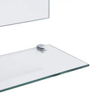 Gepolijste wandspiegel met schappen en gehard glas voor badkamer of woonkamer - Spiegels
