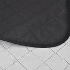 Gevatte bedsprei met dubbel kleur en gestikte ruiten - Dekbedden